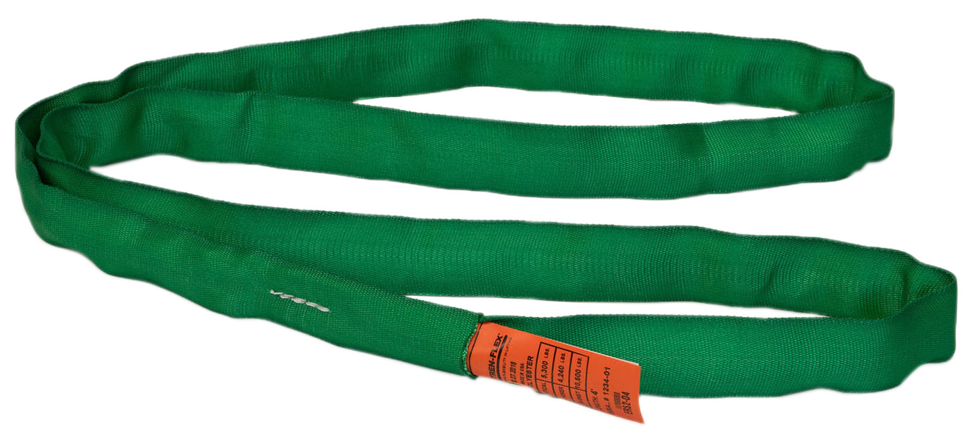 Standard Polyester Round Sling - Green - Endless - 5,300 lbs