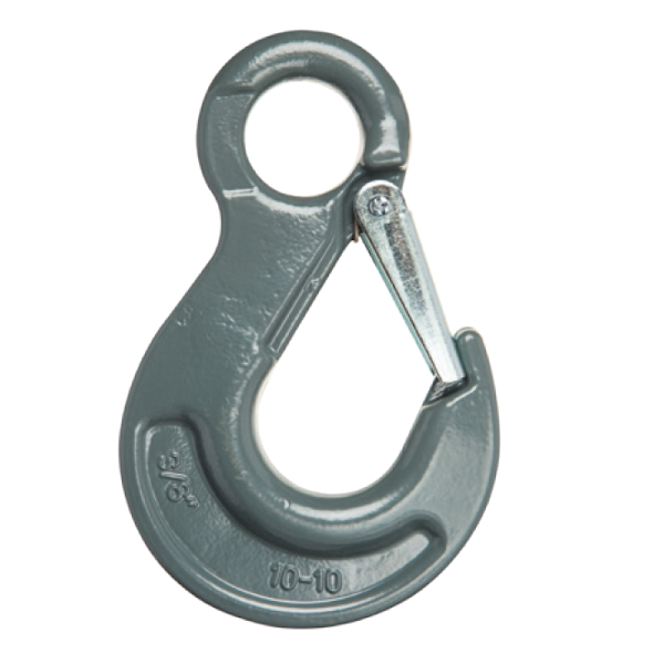 Eye Sling Hook w/ Latch - Grade 100