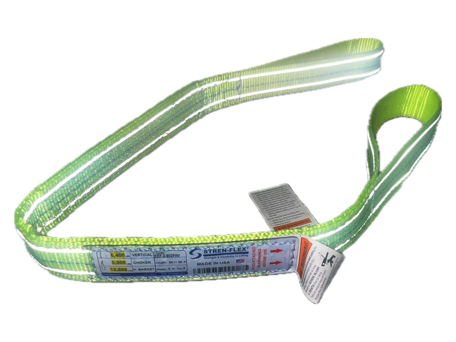 Hi-Viz Polyester Flat Eye & Eye Web Sling - Type 3