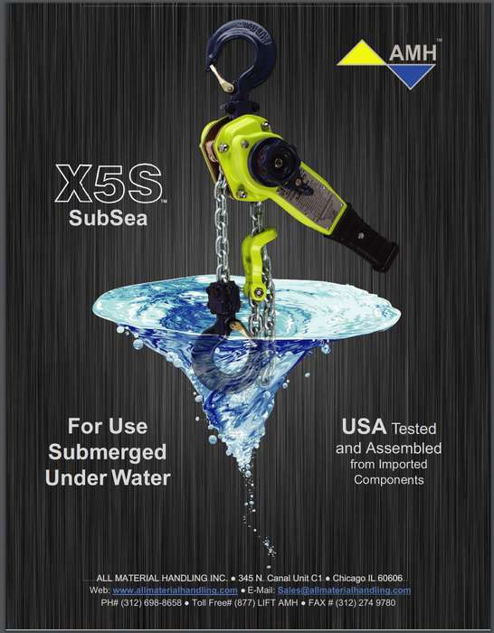 X5S SUB-SEA Lever Hoist