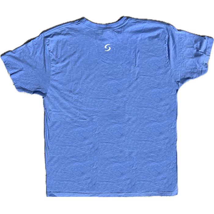Short Sleeve Gym Shirt Sky Blue