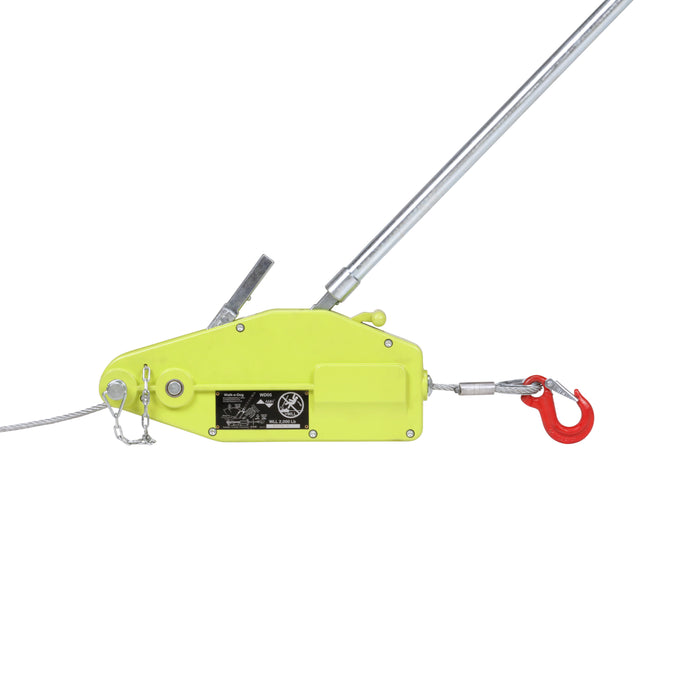 Walk-e-Dog Long Pull Wire Rope Grip Hoist