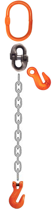 CM Grade 100 SOG 1 Leg Adjustable Type A Chain Sling - Clevlok Grab Hook