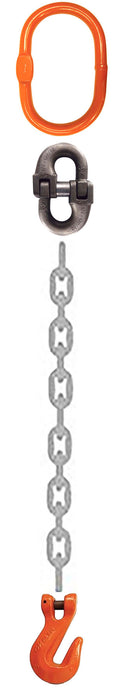 CM Grade 100 SOG 1 Leg Chain Sling - Clevlok Grab Hook