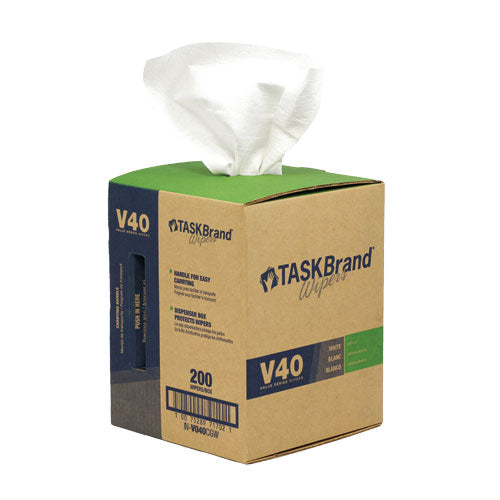 TASKBRAND® V40 Industrial Dry Wipe GrabBox