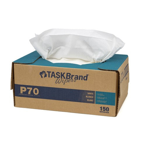 TASKBRAND® P70 Heavy-Duty Industrial Dry Wipe Interfold