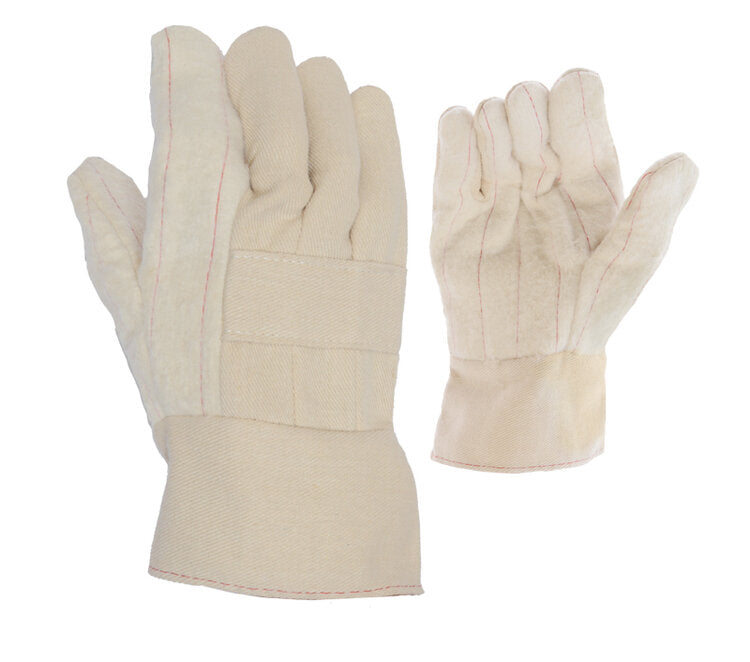 TASK GLOVES - 36oz Hot Mill Gloves, Heavy weight, 3-Ply Palm, Straight thumb, 2 1/2" Band Top - Quantity 12 Pair
