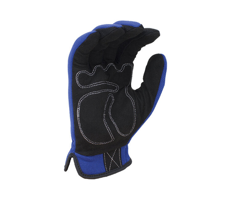 TASK GLOVES - Synthetic Leather Gloves, padded contoured palm, available in Black/Red/Navy - Quantity 12 Pair