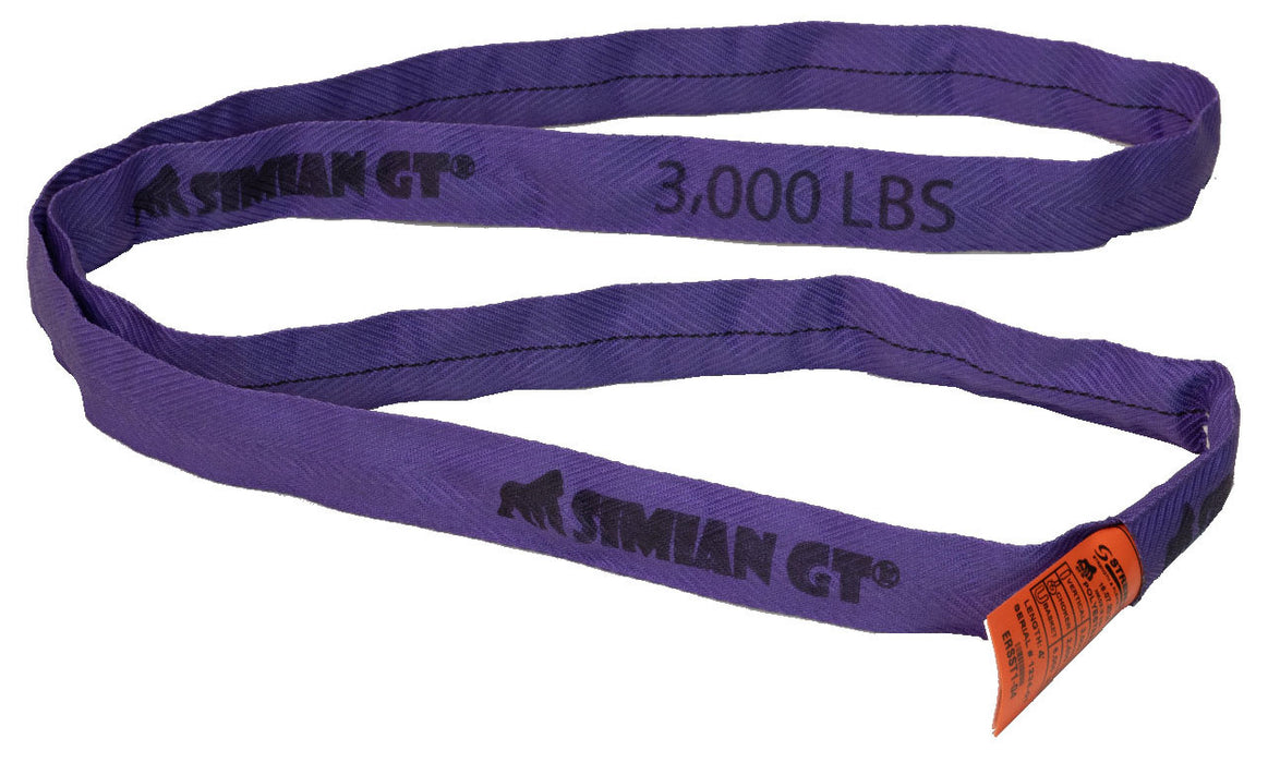 SIMIAN® GT Round Sling - Purple - Endless - 3,000 lbs