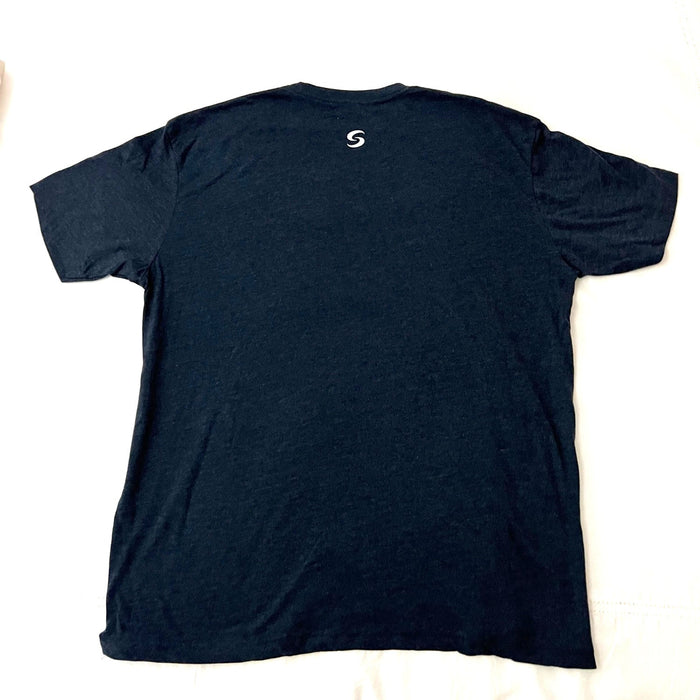 Short Sleeve Gym Shirt Dark Blue