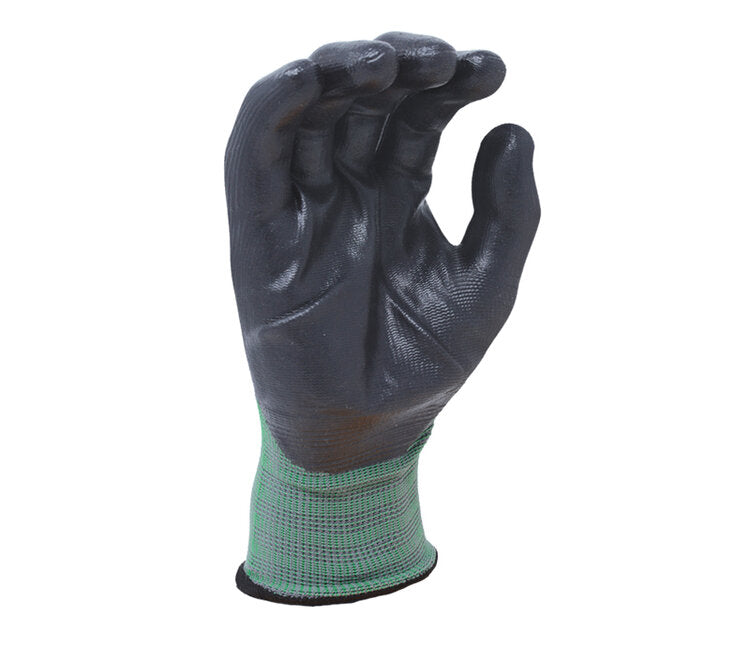 TASK GLOVES - 13 Gauge Gray Gloves, Polyester shell, Black Nitrile palm coated -VEND PACKAGING - Quantity 12 Pair