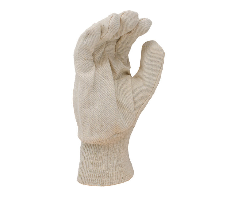 TASK GLOVES - Cotton/Poly 8oz Canvas Gloves - Quantity 12 Pair