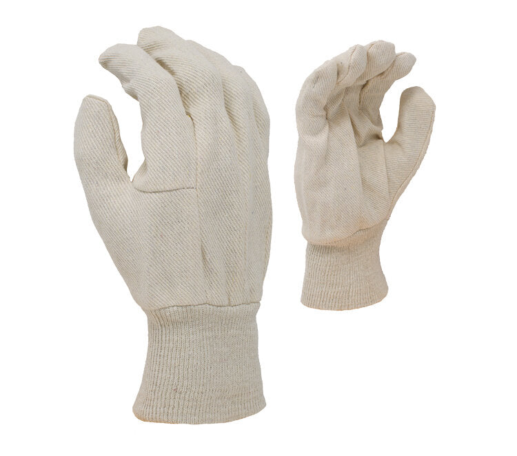 TASK GLOVES - Cotton/Poly 8oz Canvas Gloves - Quantity 12 Pair