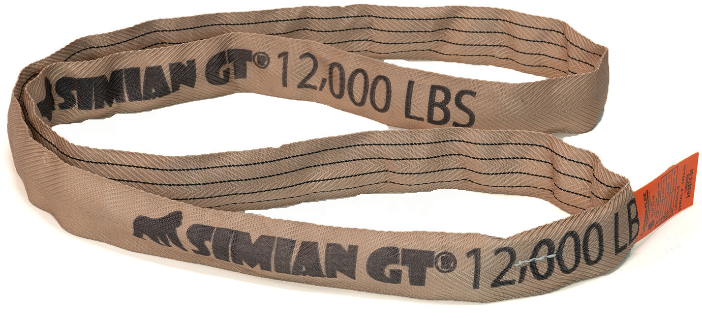 SIMIAN® GT Round Sling - Tan - Endless - 12,000 lbs