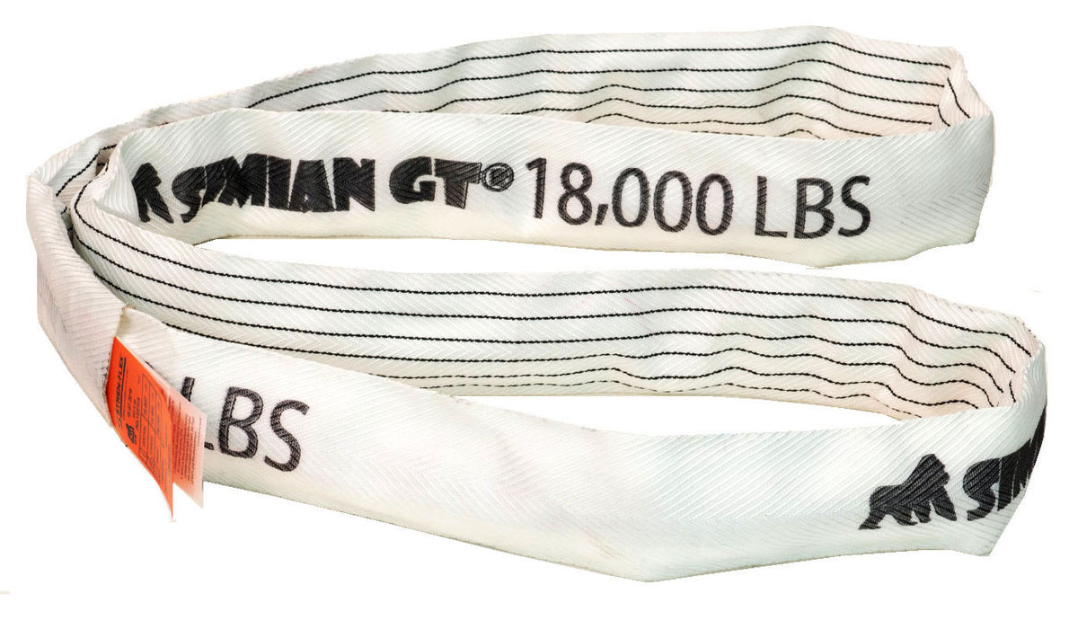 SIMIAN® GT Round Sling - White - Endless - 18,000 lbs