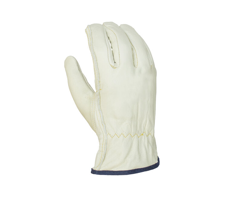 TASK GLOVES - (IB1230) Standard Grain Gloves, Cow Leather Drivers, Keystone Thumb - Quantity 12 Pair
