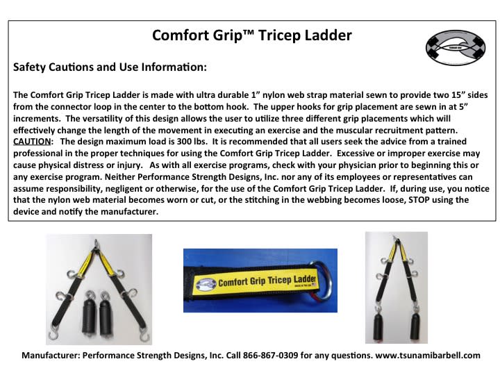 Comfort Grip Tricep Ladder